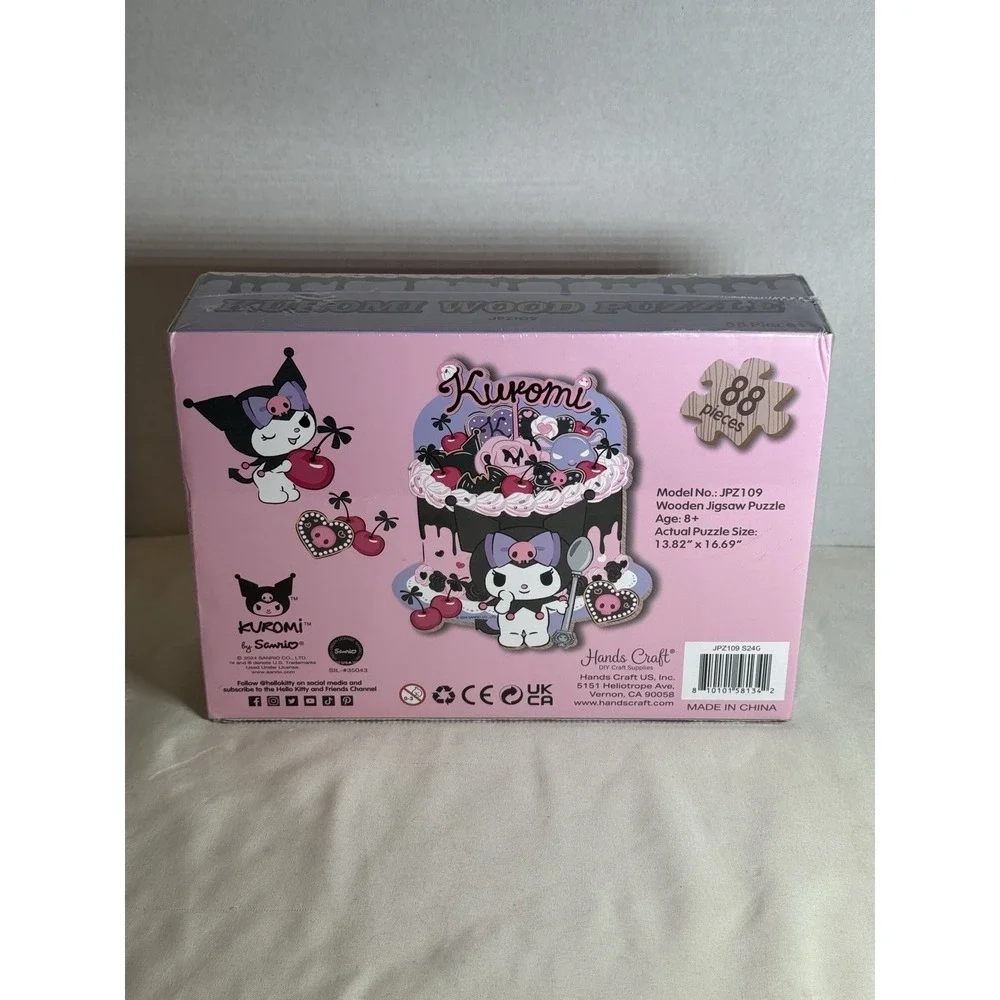 Kuromi - Wood Puzzle 88 Pieces, 2024 Sanrio 13.82